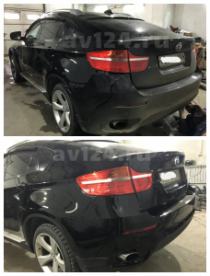 Ремонт бампера на BMW X6
